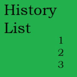 Podcast thumbnail for History List