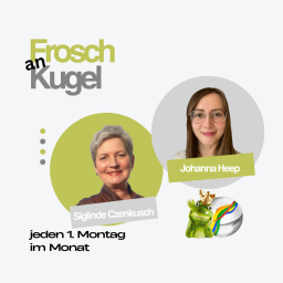 Podcast thumbnail for Frosch an Kugel - Kommunikation. Stimme. Sprache. Mut.