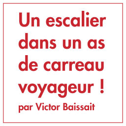 Podcast thumbnail for Un escalier dans un as de carreau voyageur ! par Victor Baissait