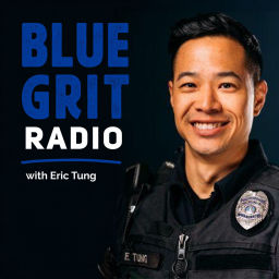 Podcast thumbnail for Blue Grit Radio : the better cops and community podcast