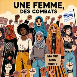 Podcast thumbnail for Une femme, des combats