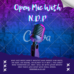 Podcast thumbnail for Open Mic With N.D.P