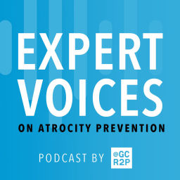 Podcast thumbnail for Expert Voices on Atrocity Prevention