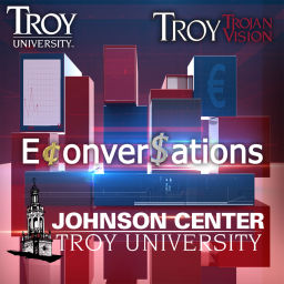 Podcast thumbnail for Econversations from Troy University