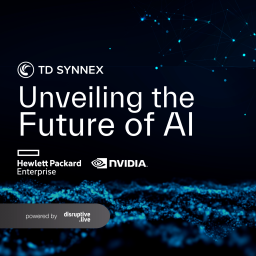 Podcast thumbnail for TD SYNNEX Presents: The Future of AI Powered by HPE & NVIDIA