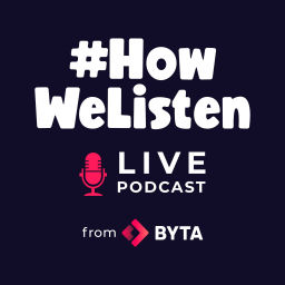 Podcast thumbnail for #HowWeListen Live: In Conversation Podcast