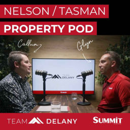 Podcast thumbnail for Nelson/Tasman Property Pod - with Team Delany