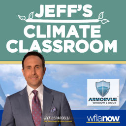 Podcast thumbnail for Climate Classroom with Chief Meteorologist Jeff Berardelli