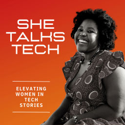 Podcast thumbnail for She Talks Tech