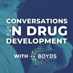 Podcast thumbnail for Conversations in Drug Development