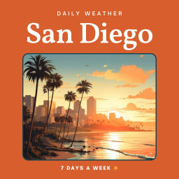 Podcast thumbnail for San Diego Weather Daily