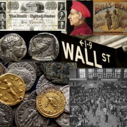 Podcast thumbnail for History of Money, Banking, and Trade