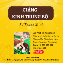 Podcast thumbnail for GIẢNG KINH VÀ HƯỚNG DẪN HÀNH THIỀN - SƯ THANH MINH
