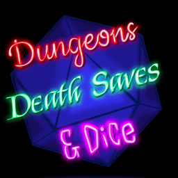 Podcast thumbnail for Dungeons Death Saves & Dice