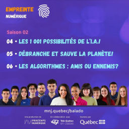 Podcast thumbnail for Balado Empreinte numérique
