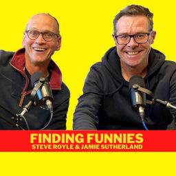 Podcast thumbnail for finding funnies