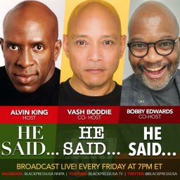 Podcast thumbnail for He Said, He Said, He Said - LIVE