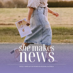Podcast thumbnail for She Makes News