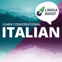 Podcast thumbnail for Learn Italian with LinguaBoost