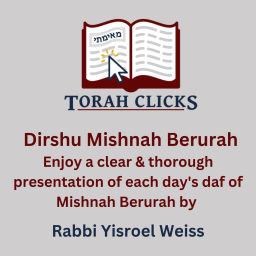 Podcast thumbnail for Mishnah Berurah with Rabbi Yisroel Weiss