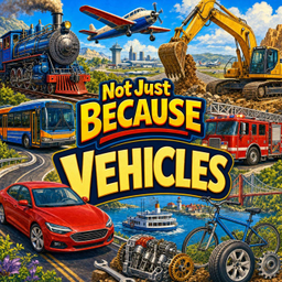 Podcast thumbnail for Not Just Because - Vehicles
