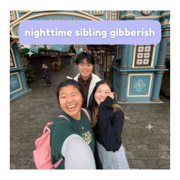 Podcast thumbnail for nighttime sibling gibberish