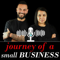 Podcast thumbnail for journey of a small BUSINESS - Samaras Healthcare