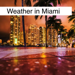 Podcast thumbnail for Weather in Miami