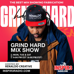 Podcast thumbnail for DJ Renaldo Creative-Grind Hard Mix Show