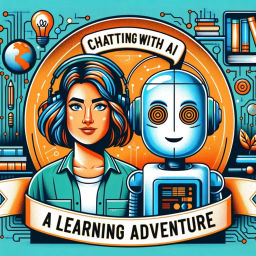 Podcast thumbnail for Chatting with AI: A Learning Adventure