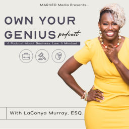 Podcast thumbnail for Own Your Genius with LaConya Murray