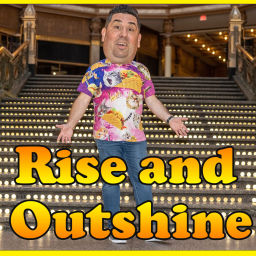 Podcast thumbnail for Rise and Outshine with Live Events for Podcasters - Powered by Poduty Live Events