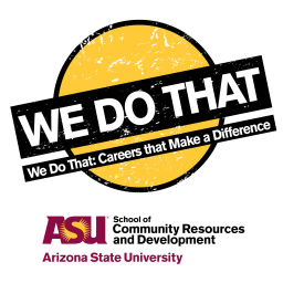 Podcast thumbnail for We do that! Careers that make a difference