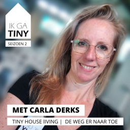 Podcast thumbnail for Ik ga tiny | Tiny house wonen | De weg er naar toe