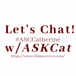 Podcast thumbnail for "Let's Chat" w/ASK Cat
