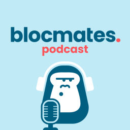 Podcast thumbnail for The blocmates podcast.