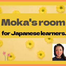 Podcast thumbnail for Moka's room for Japanese learners.