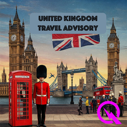 Podcast thumbnail for United Kingdom Travel Advisory
