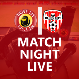 Podcast thumbnail for Drive105 Match Night Live