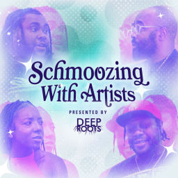 Podcast thumbnail for Schmoozing with Artist Podcast
