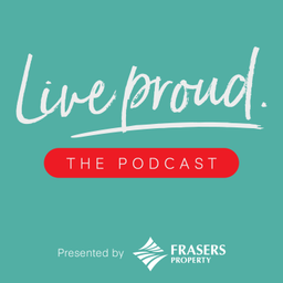 Podcast thumbnail for Live proud podcast