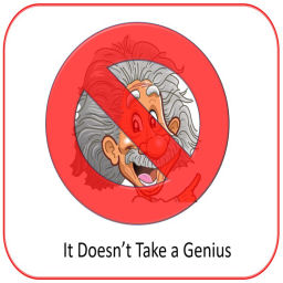 Podcast thumbnail for It doesn't take a genius.