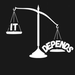 Podcast thumbnail for It Depends