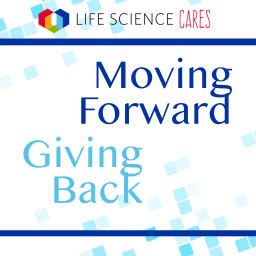 Podcast thumbnail for Moving Forward, Giving Back