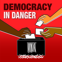 Podcast thumbnail for Democracy in Danger