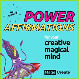 Podcast thumbnail for Daily Power Affirmations for your Creative Maniac Mind (in 60 Seconds)