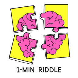 Podcast thumbnail for 1-Min Riddles: Puzzles & Brain Teasers