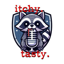 Podcast thumbnail for Itchy. Tasty.