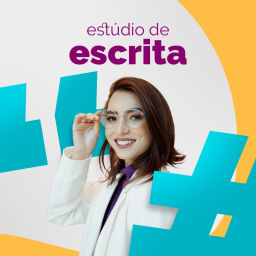 Podcast thumbnail for estúdio de escrita
