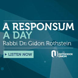 Podcast thumbnail for A Responsum a Day